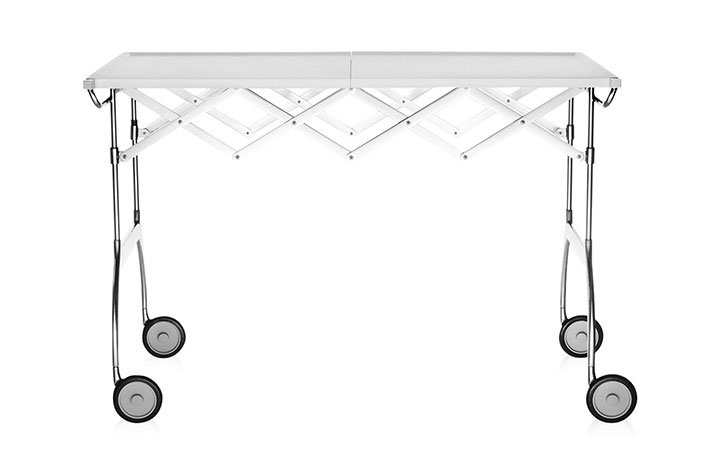 Battista Fold Extendible Table by Kartell Furniture Tables